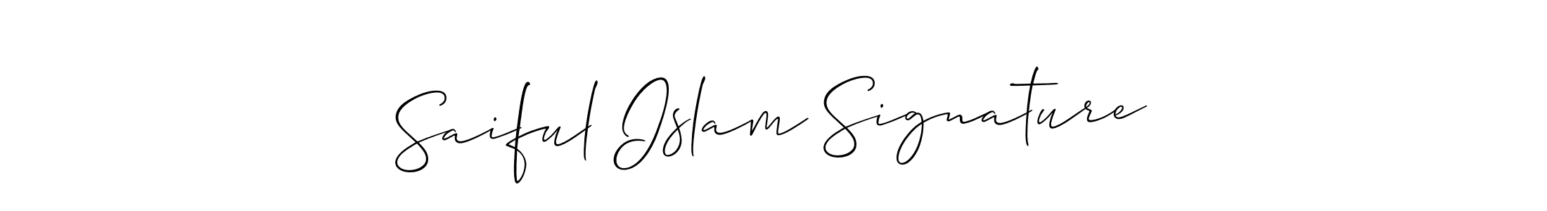 The best way (Allison_Script) to make a short signature is to pick only two or three words in your name. The name Saiful Islam Signature include a total of six letters. For converting this name. Saiful Islam Signature signature style 2 images and pictures png