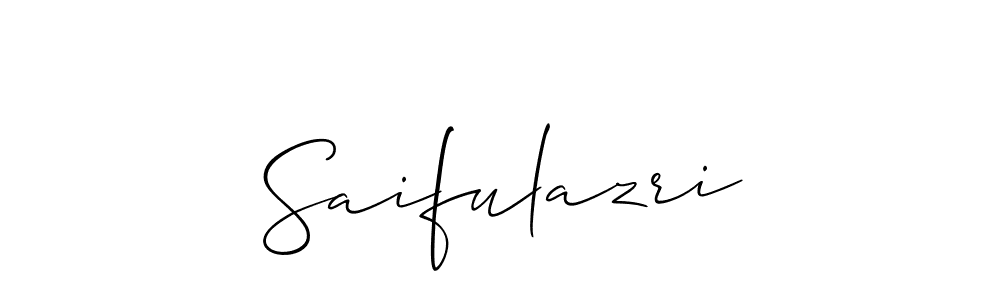 if you are searching for the best signature style for your name Saifulazri. so please give up your signature search. here we have designed multiple signature styles  using Allison_Script. Saifulazri signature style 2 images and pictures png