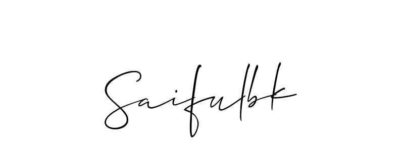 Make a beautiful signature design for name Saifulbk. Use this online signature maker to create a handwritten signature for free. Saifulbk signature style 2 images and pictures png