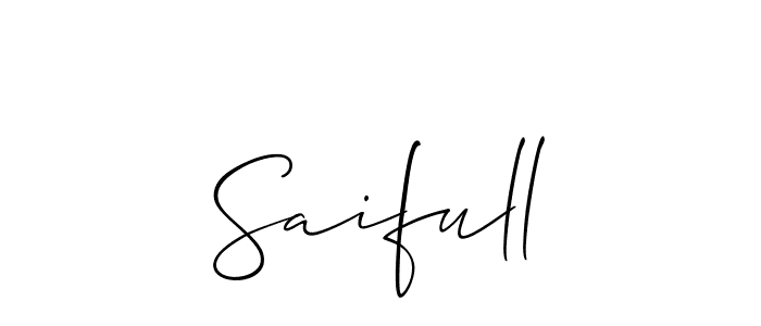 Once you've used our free online signature maker to create your best signature Allison_Script style, it's time to enjoy all of the benefits that Saifull name signing documents. Saifull signature style 2 images and pictures png
