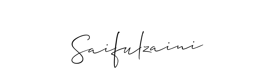 Allison_Script is a professional signature style that is perfect for those who want to add a touch of class to their signature. It is also a great choice for those who want to make their signature more unique. Get Saifulzaini name to fancy signature for free. Saifulzaini signature style 2 images and pictures png