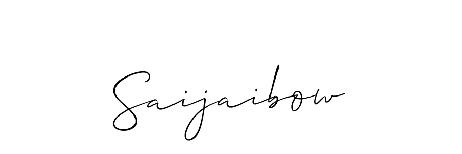 How to Draw Saijaibow signature style? Allison_Script is a latest design signature styles for name Saijaibow. Saijaibow signature style 2 images and pictures png