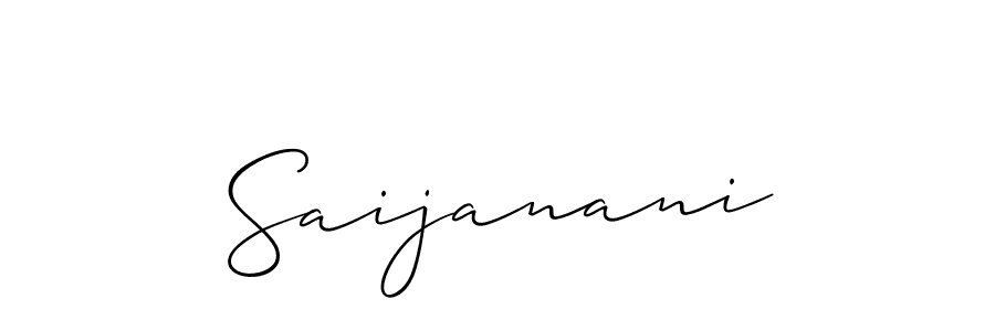 Also You can easily find your signature by using the search form. We will create Saijanani name handwritten signature images for you free of cost using Allison_Script sign style. Saijanani signature style 2 images and pictures png