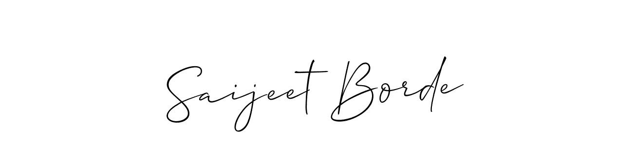 Make a beautiful signature design for name Saijeet Borde. Use this online signature maker to create a handwritten signature for free. Saijeet Borde signature style 2 images and pictures png