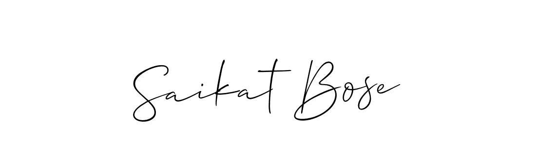 Also You can easily find your signature by using the search form. We will create Saikat Bose name handwritten signature images for you free of cost using Allison_Script sign style. Saikat Bose signature style 2 images and pictures png