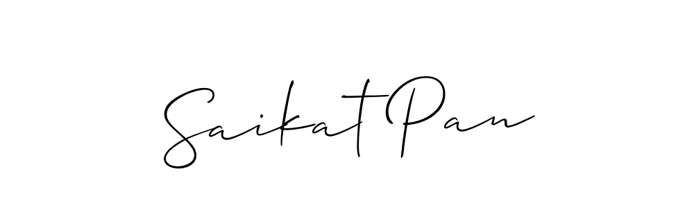 How to Draw Saikat Pan signature style? Allison_Script is a latest design signature styles for name Saikat Pan. Saikat Pan signature style 2 images and pictures png