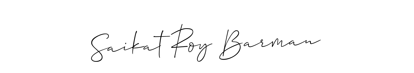 Make a beautiful signature design for name Saikat Roy Barman. Use this online signature maker to create a handwritten signature for free. Saikat Roy Barman signature style 2 images and pictures png