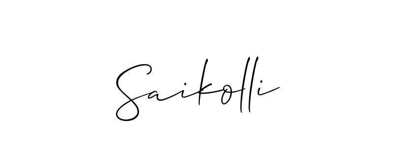 Here are the top 10 professional signature styles for the name Saikolli. These are the best autograph styles you can use for your name. Saikolli signature style 2 images and pictures png