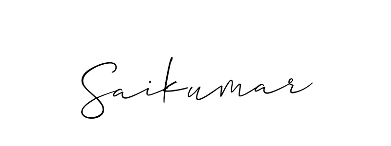 Once you've used our free online signature maker to create your best signature Allison_Script style, it's time to enjoy all of the benefits that Saikumar name signing documents. Saikumar signature style 2 images and pictures png