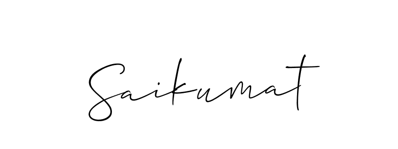 It looks lik you need a new signature style for name Saikumat. Design unique handwritten (Allison_Script) signature with our free signature maker in just a few clicks. Saikumat signature style 2 images and pictures png