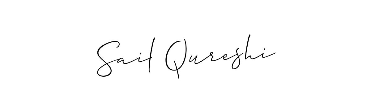 if you are searching for the best signature style for your name Sail Qureshi. so please give up your signature search. here we have designed multiple signature styles  using Allison_Script. Sail Qureshi signature style 2 images and pictures png