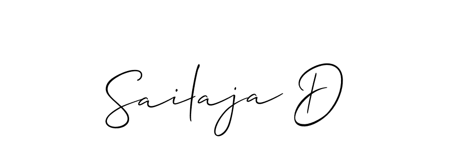 This is the best signature style for the Sailaja D name. Also you like these signature font (Allison_Script). Mix name signature. Sailaja D signature style 2 images and pictures png