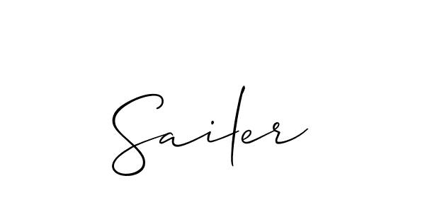 Best and Professional Signature Style for Sailer. Allison_Script Best Signature Style Collection. Sailer signature style 2 images and pictures png