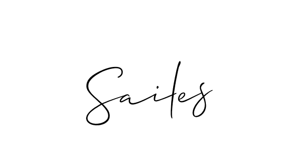 Similarly Allison_Script is the best handwritten signature design. Signature creator online .You can use it as an online autograph creator for name Sailes. Sailes signature style 2 images and pictures png