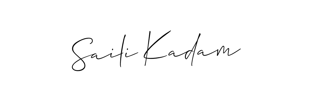 Once you've used our free online signature maker to create your best signature Allison_Script style, it's time to enjoy all of the benefits that Saili Kadam name signing documents. Saili Kadam signature style 2 images and pictures png