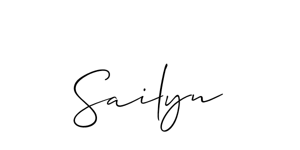 if you are searching for the best signature style for your name Sailyn. so please give up your signature search. here we have designed multiple signature styles  using Allison_Script. Sailyn signature style 2 images and pictures png