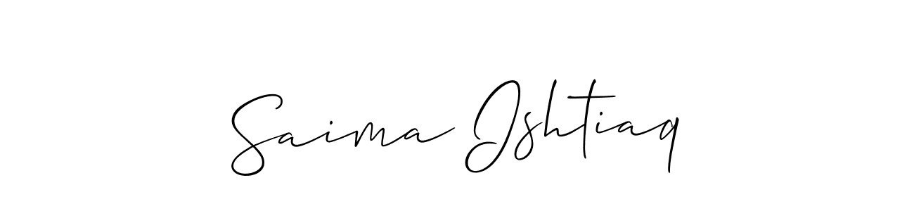 Here are the top 10 professional signature styles for the name Saima Ishtiaq. These are the best autograph styles you can use for your name. Saima Ishtiaq signature style 2 images and pictures png