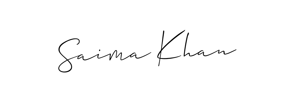 Check out images of Autograph of Saima Khan name. Actor Saima Khan Signature Style. Allison_Script is a professional sign style online. Saima Khan signature style 2 images and pictures png