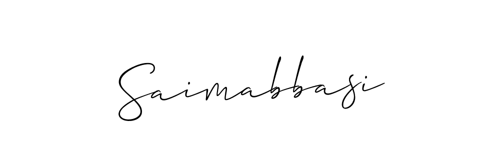 Best and Professional Signature Style for Saimabbasi. Allison_Script Best Signature Style Collection. Saimabbasi signature style 2 images and pictures png