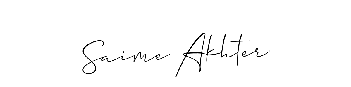 See photos of Saime Akhter official signature by Spectra . Check more albums & portfolios. Read reviews & check more about Allison_Script font. Saime Akhter signature style 2 images and pictures png