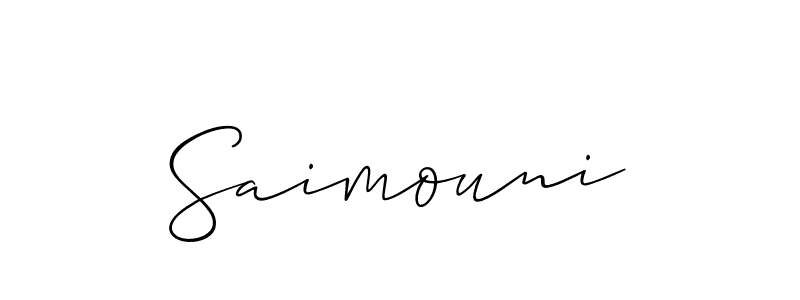 Here are the top 10 professional signature styles for the name Saimouni. These are the best autograph styles you can use for your name. Saimouni signature style 2 images and pictures png