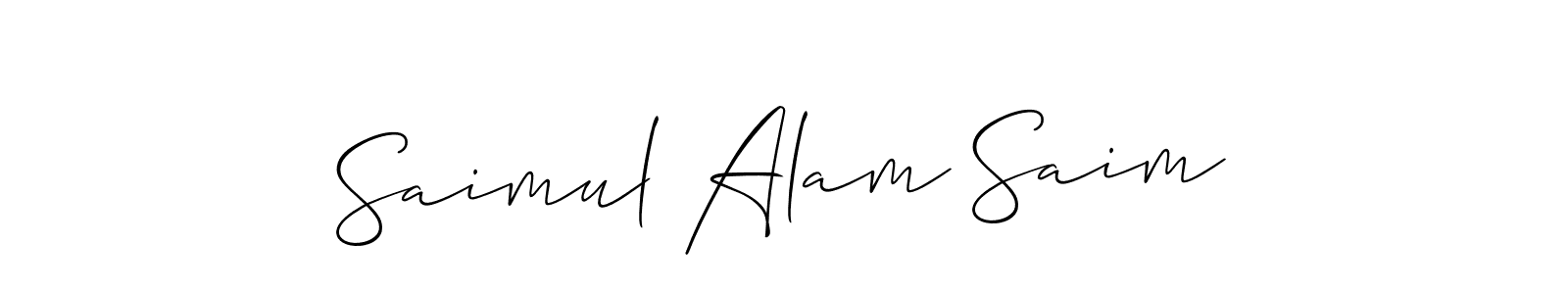 You can use this online signature creator to create a handwritten signature for the name Saimul Alam Saim. This is the best online autograph maker. Saimul Alam Saim signature style 2 images and pictures png