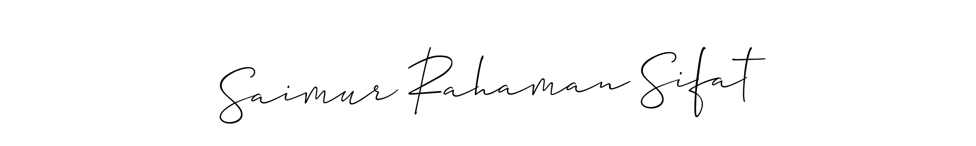 You can use this online signature creator to create a handwritten signature for the name Saimur Rahaman Sifat. This is the best online autograph maker. Saimur Rahaman Sifat signature style 2 images and pictures png