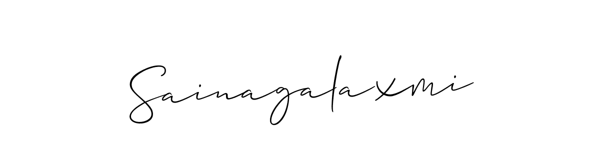 Make a beautiful signature design for name Sainagalaxmi. Use this online signature maker to create a handwritten signature for free. Sainagalaxmi signature style 2 images and pictures png