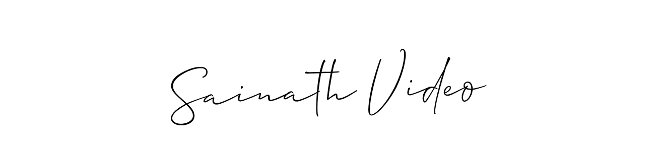 Here are the top 10 professional signature styles for the name Sainath Video. These are the best autograph styles you can use for your name. Sainath Video signature style 2 images and pictures png