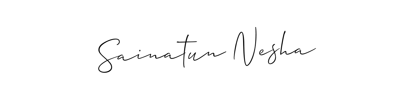 You can use this online signature creator to create a handwritten signature for the name Sainatun Nesha. This is the best online autograph maker. Sainatun Nesha signature style 2 images and pictures png