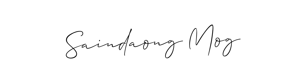 Make a beautiful signature design for name Saindaong Mog. Use this online signature maker to create a handwritten signature for free. Saindaong Mog signature style 2 images and pictures png