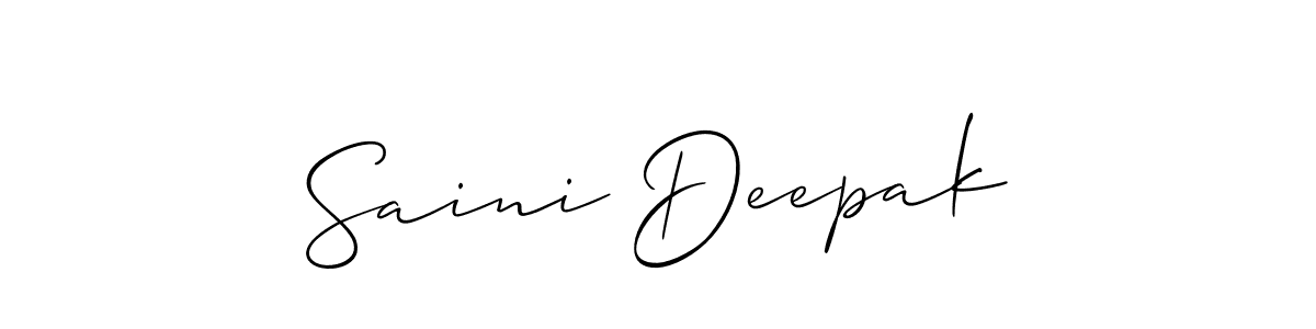 You can use this online signature creator to create a handwritten signature for the name Saini Deepak. This is the best online autograph maker. Saini Deepak signature style 2 images and pictures png