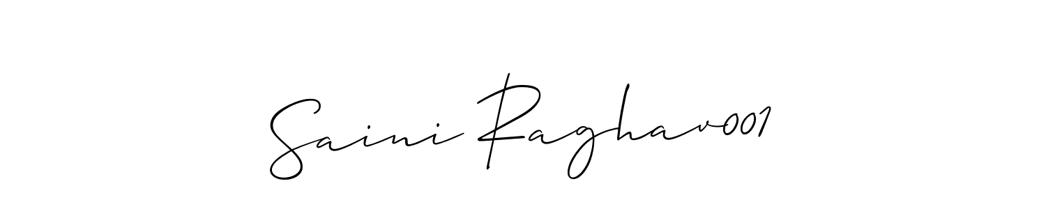 Make a beautiful signature design for name Saini Raghav001. Use this online signature maker to create a handwritten signature for free. Saini Raghav001 signature style 2 images and pictures png