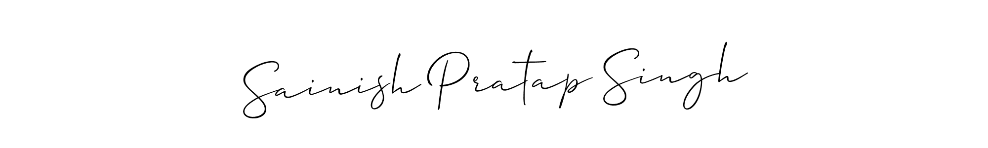 You can use this online signature creator to create a handwritten signature for the name Sainish Pratap Singh. This is the best online autograph maker. Sainish Pratap Singh signature style 2 images and pictures png