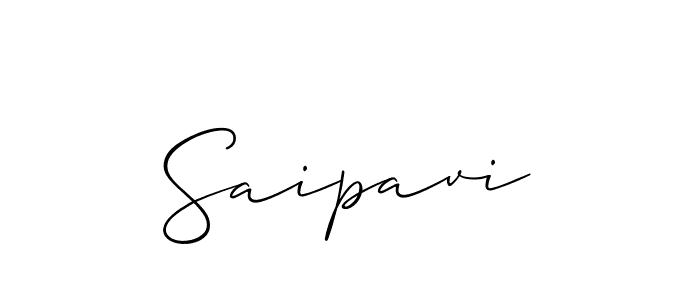 The best way (Allison_Script) to make a short signature is to pick only two or three words in your name. The name Saipavi include a total of six letters. For converting this name. Saipavi signature style 2 images and pictures png