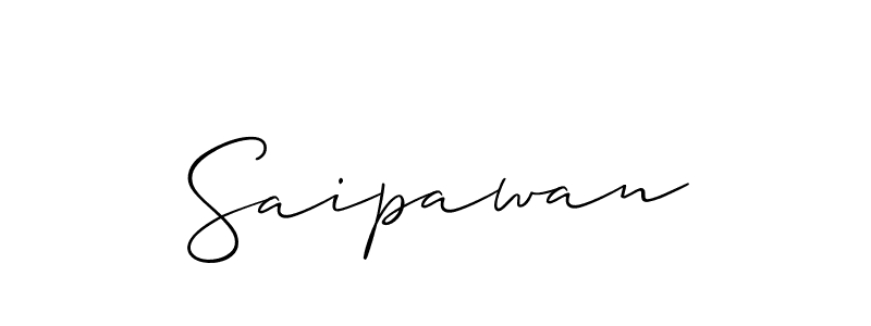 Once you've used our free online signature maker to create your best signature Allison_Script style, it's time to enjoy all of the benefits that Saipawan name signing documents. Saipawan signature style 2 images and pictures png