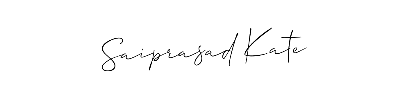 Once you've used our free online signature maker to create your best signature Allison_Script style, it's time to enjoy all of the benefits that Saiprasad Kate name signing documents. Saiprasad Kate signature style 2 images and pictures png