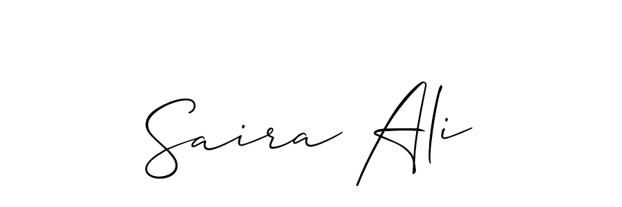 Once you've used our free online signature maker to create your best signature Allison_Script style, it's time to enjoy all of the benefits that Saira Ali name signing documents. Saira Ali signature style 2 images and pictures png