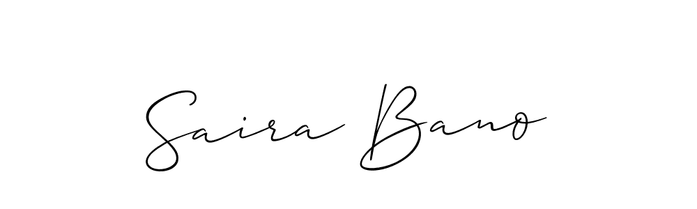 Once you've used our free online signature maker to create your best signature Allison_Script style, it's time to enjoy all of the benefits that Saira Bano name signing documents. Saira Bano signature style 2 images and pictures png