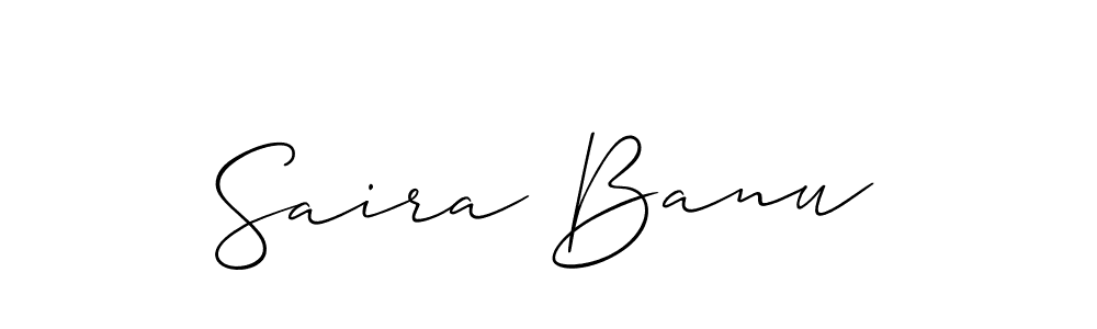 It looks lik you need a new signature style for name Saira Banu. Design unique handwritten (Allison_Script) signature with our free signature maker in just a few clicks. Saira Banu signature style 2 images and pictures png