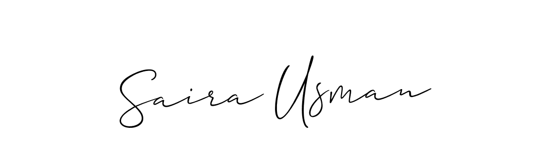How to Draw Saira Usman signature style? Allison_Script is a latest design signature styles for name Saira Usman. Saira Usman signature style 2 images and pictures png