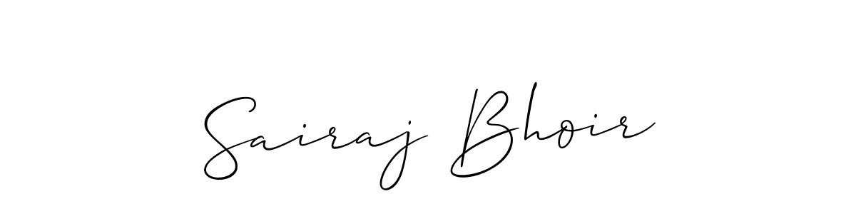 Sairaj Bhoir stylish signature style. Best Handwritten Sign (Allison_Script) for my name. Handwritten Signature Collection Ideas for my name Sairaj Bhoir. Sairaj Bhoir signature style 2 images and pictures png