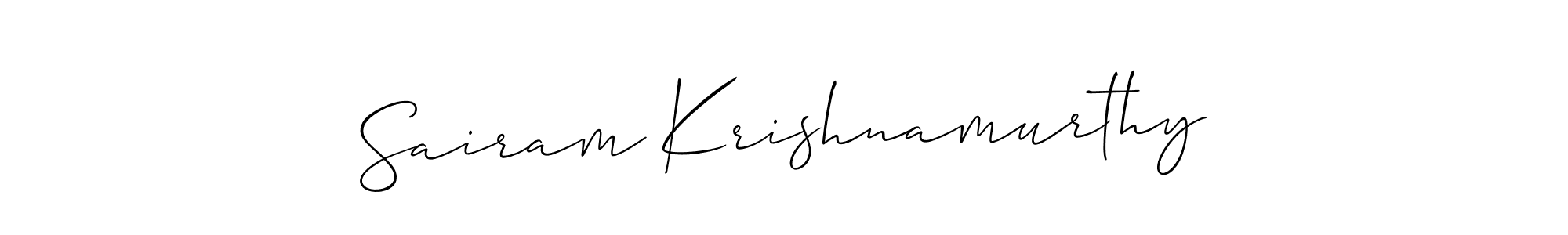 Here are the top 10 professional signature styles for the name Sairam Krishnamurthy. These are the best autograph styles you can use for your name. Sairam Krishnamurthy signature style 2 images and pictures png
