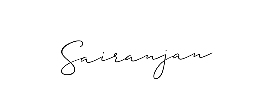How to Draw Sairanjan signature style? Allison_Script is a latest design signature styles for name Sairanjan. Sairanjan signature style 2 images and pictures png