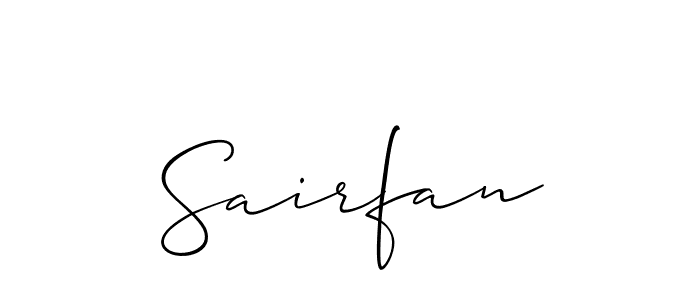 if you are searching for the best signature style for your name Sairfan. so please give up your signature search. here we have designed multiple signature styles  using Allison_Script. Sairfan signature style 2 images and pictures png