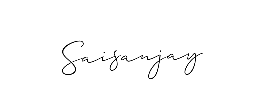 It looks lik you need a new signature style for name Saisanjay. Design unique handwritten (Allison_Script) signature with our free signature maker in just a few clicks. Saisanjay signature style 2 images and pictures png