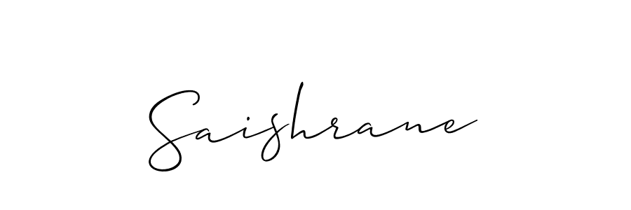 You should practise on your own different ways (Allison_Script) to write your name (Saishrane) in signature. don't let someone else do it for you. Saishrane signature style 2 images and pictures png