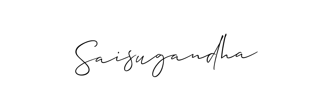 Also we have Saisugandha name is the best signature style. Create professional handwritten signature collection using Allison_Script autograph style. Saisugandha signature style 2 images and pictures png
