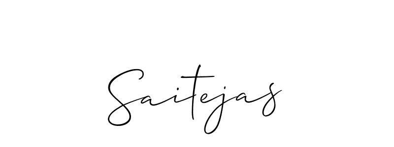 Make a beautiful signature design for name Saitejas. Use this online signature maker to create a handwritten signature for free. Saitejas signature style 2 images and pictures png