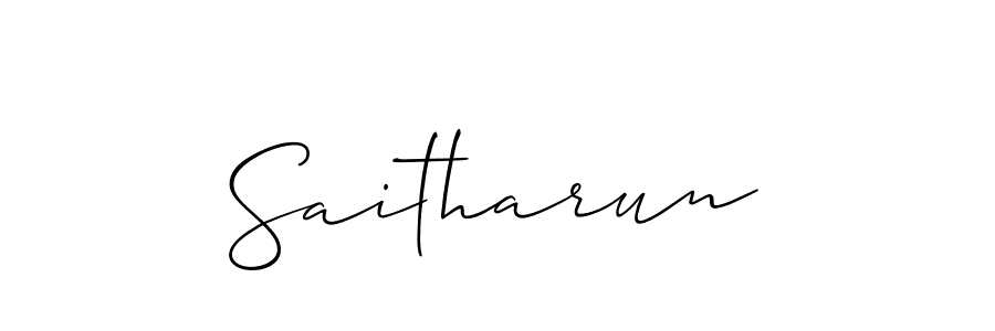 You can use this online signature creator to create a handwritten signature for the name Saitharun. This is the best online autograph maker. Saitharun signature style 2 images and pictures png